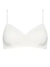 Eres Madeleine Graphic Triangle Bra In White