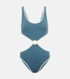 Eres Magda Cutout Swimsuit In Blue