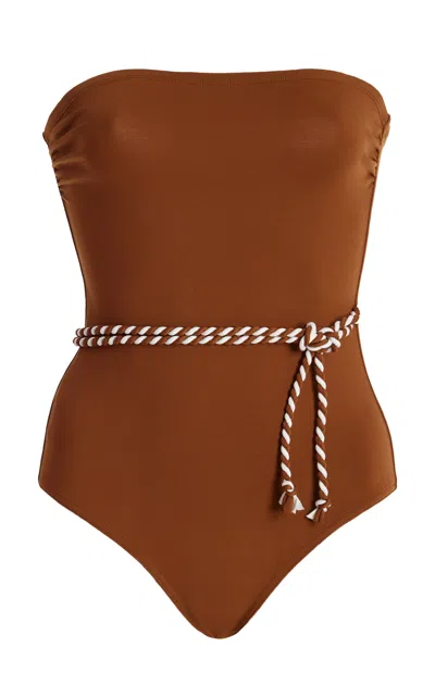 Eres Majorette One-piece Swimsuit In Caramelopercale