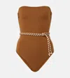Eres Majorette One-piece Swimsuit In Brown