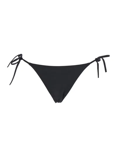ERES 'MALOU' BLACK BIKINI BOTTOMS WITH SIDE TIE CLOSURE