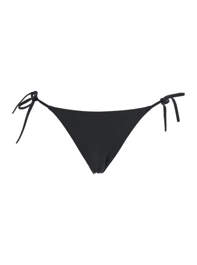 ERES 'MALOU' BLACK BIKINI BOTTOMS WITH SIDE TIE CLOSURE IN TECH FABRIC STRETCH WOMAN