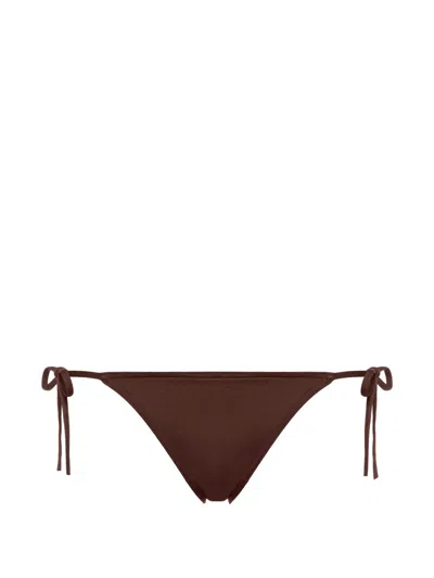 Eres Malou Side-tie Bikini Bottoms In Brown