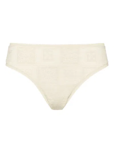 Eres Mandala Patterned Briefs In Neutral