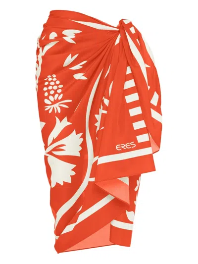 Eres Mandapa Sarong In Orange