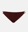 Eres Manguier Low-rise Bikini Bottoms In Brown