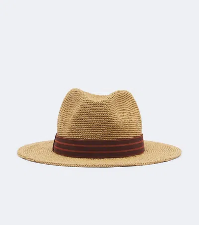 Eres Marlon Raffia-effect Panama Hat In Beige