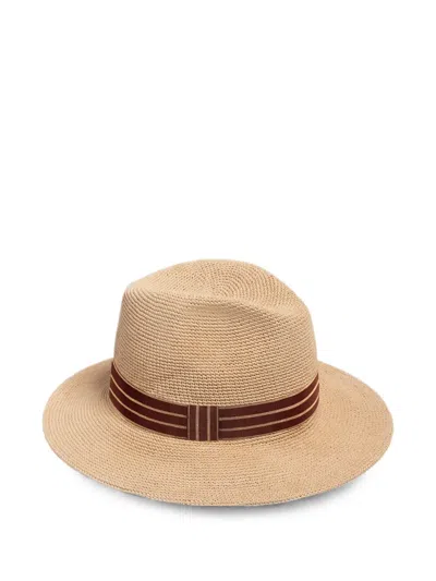 Eres Marlon Straw Hat In Brown