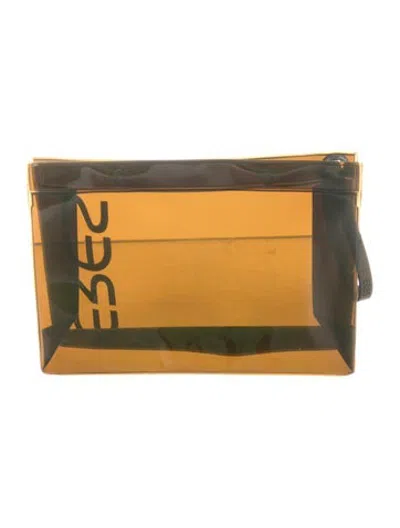 Pre-owned Eres Medium Cosmetic Bag In Green