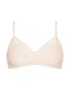 Eres Mémoire Lace Triangle Bra In Neutrals