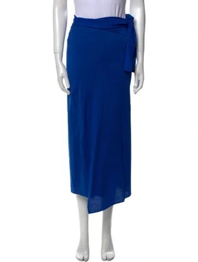 Pre-owned Eres Midi Length Skirt In Blue