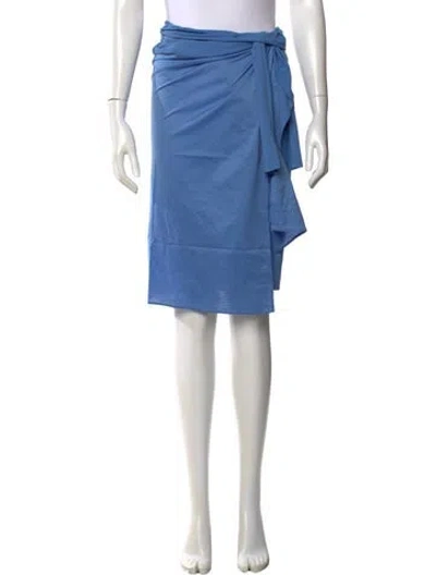 Pre-owned Eres Midi Length Skirt In Blue
