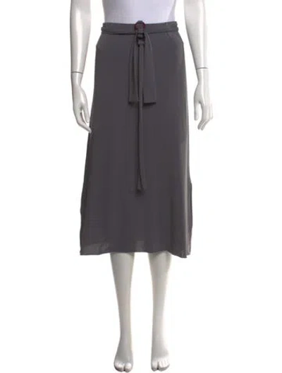 Pre-owned Eres Midi Length Skirt In Gray