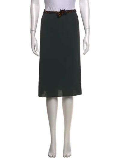 Pre-owned Eres Midi Length Skirt In Green