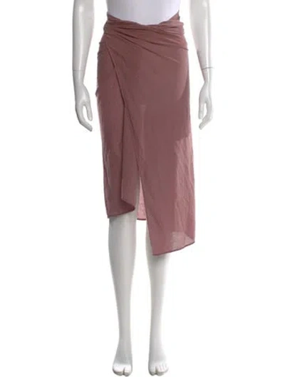 Pre-owned Eres Midi Length Skirt In Pink