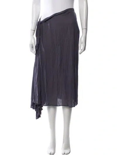 Pre-owned Eres Midi Length Skirt In Purple