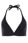 Eres Women Midnight Blue Stretch Nylon Bikini Top In Blue