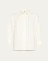 Eres Mignonette Linen Shirtdress In Corail Blanc