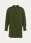 Eres Mignonette Long-sleeve Shirt In Vert Mousse