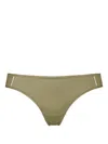 Eres Mika Soyeuse Thong In Green