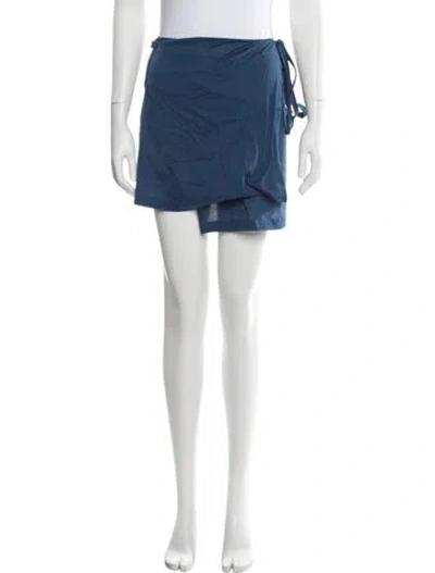 Pre-owned Eres Mini Skirt In Blue