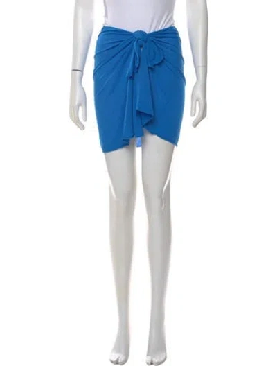 Pre-owned Eres Mini Skirt In Blue