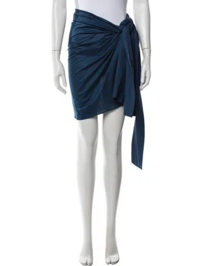 Pre-owned Eres Mini Skirt In Blue