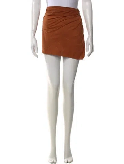 Pre-owned Eres Mini Skirt In Orange