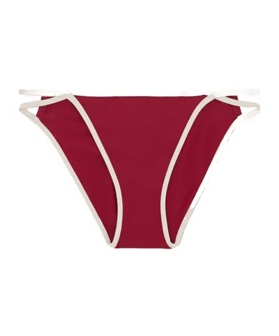 Eres Minimalist Dress In Burgundy