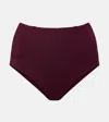 Eres Mister High-rise Bikini Bottoms In Burgundy