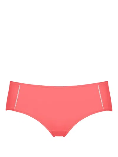 Eres Monica Soyeuse Mesh-trim Brief In Peau De Peche