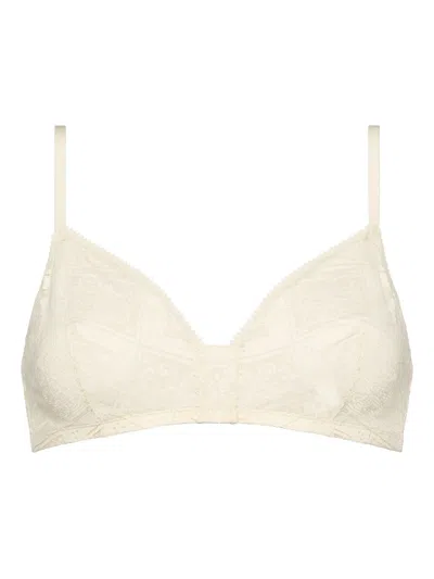 Eres Mosaic Wireless Triangle Bra In Neutral