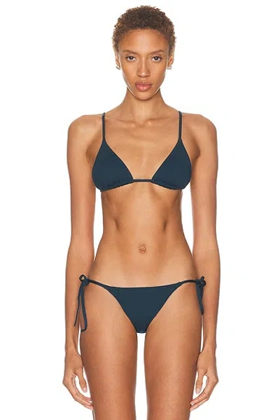 Eres Mouna Bikini Top In Blue