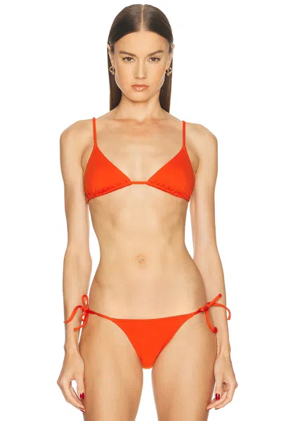 Eres Mouna Bikini Top In Orange
