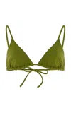 Eres Mouna Bikini Top In Green
