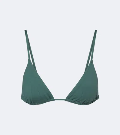 Eres Mouna Bikini Top In Green