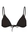 Eres Triangle Bikini Top In Black