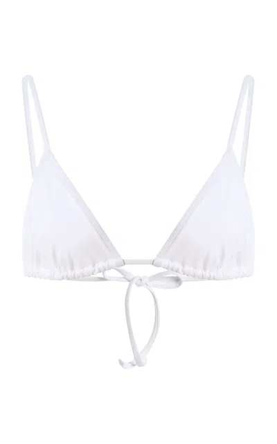 Eres Mouna Bikini Top In White
