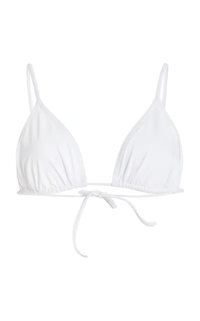 Eres Mouna Bikini Top In White