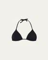 Eres Mouna Triangle Bikini Top In Black