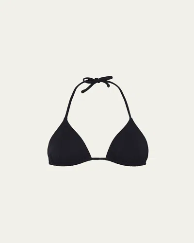 Eres Mouna Triangle Bikini Top In Black