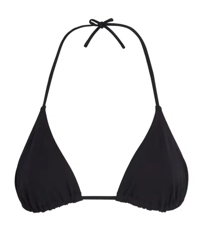 Eres Mouna Triangle Bikini Top In Black