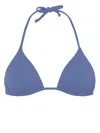Eres Mouna Triangle Bikini Top In Blue