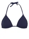 Eres Mouna Triangle Bikini Top In Blue