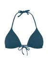 Eres Mouna Triangle Bikini Top In Blue