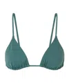 Eres Mouna Triangle Bikini Top In Blue