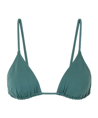 Eres Mouna Triangle Bikini Top In Blue