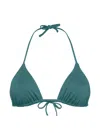 Eres Mouna Triangle Bikini Top In Green