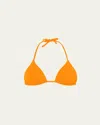Eres Mouna Triangle Bikini Top In Kumquat