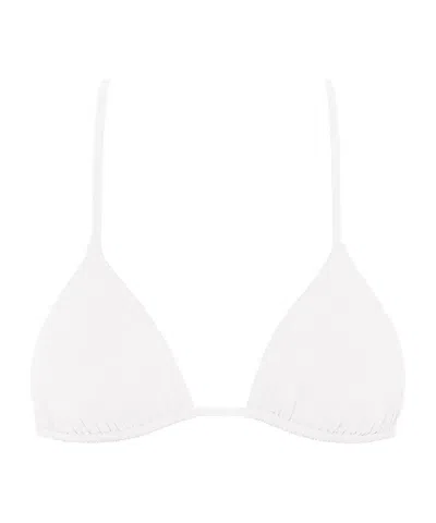 Eres Mouna Triangle Bikini Top In White